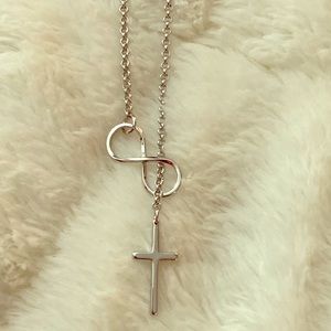 Park Lane Blessed Infinity Cross Necklace.
